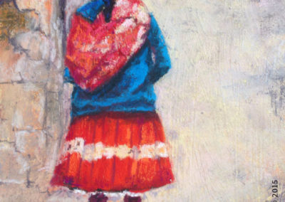 Long Walk, Red Skirt