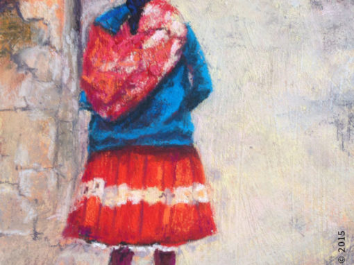 Long Walk, Red Skirt