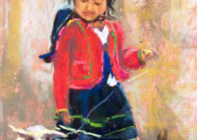 La Niña y su Ovejita