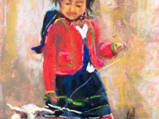 La Niña y su Ovejita