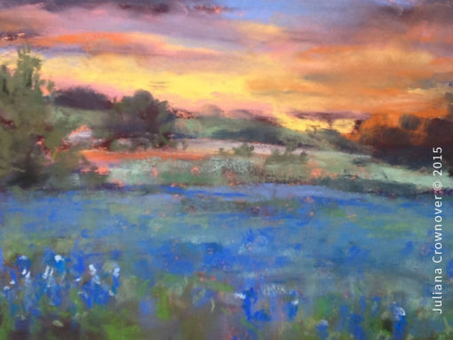 Dallas TX pastel art workshop plein air