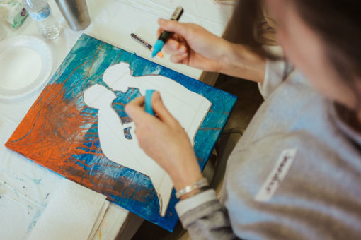 Mixed Media Abstracted Figure Workshop - Image 6