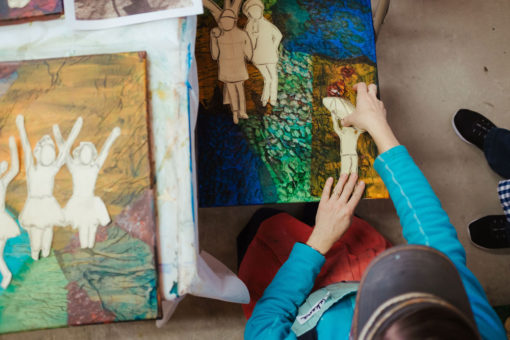 Mixed Media Abstracted Figure Workshop - Image 10