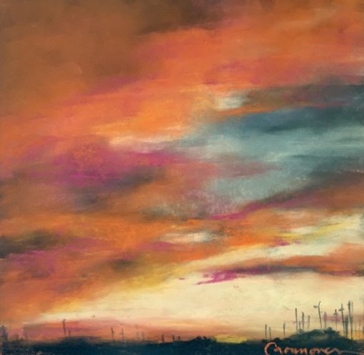Sunset over Parking Lot