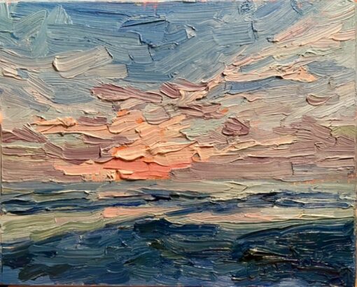Sunset - Winter Waves