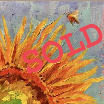 Sunflower and Bee