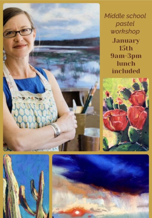One day Middle school  Pastel Workshop